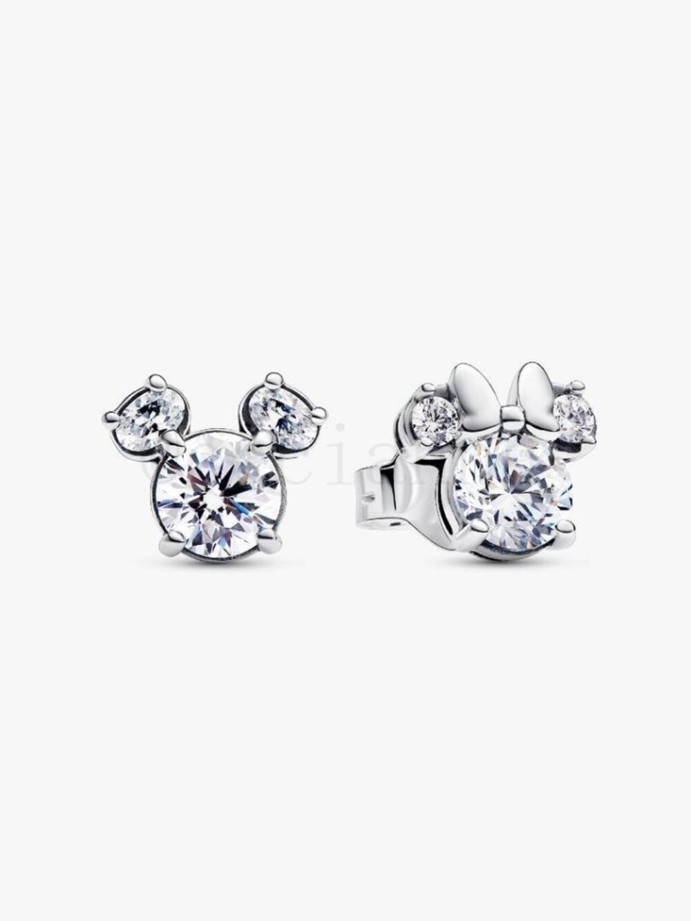 Pandora Disney Mickey Mouse & Minnie Mouse Sparkling Stud Earrings